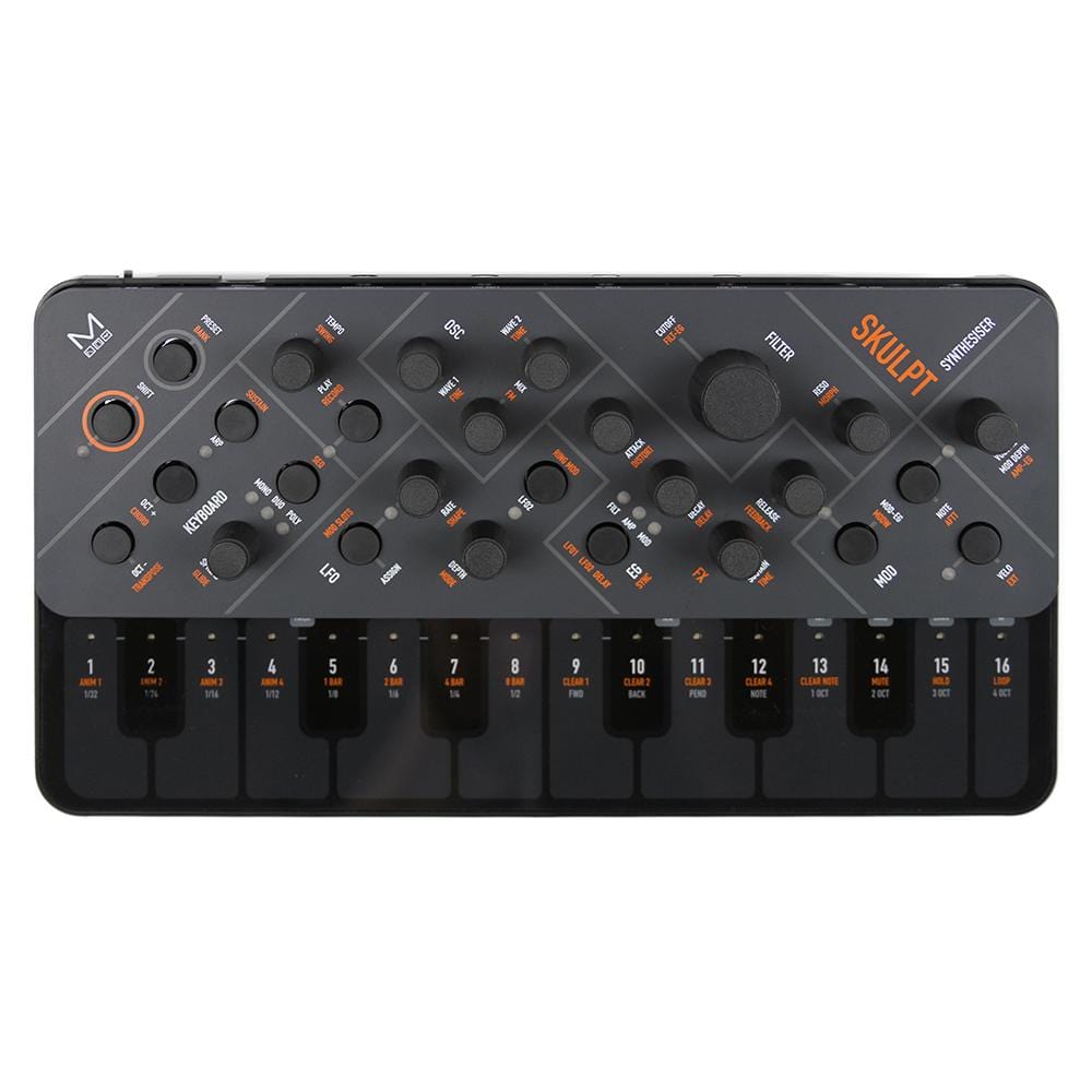 modal electronics synthesizers modal electronics skulpt portable 4-voice polyphonic virtual analog synthesizer