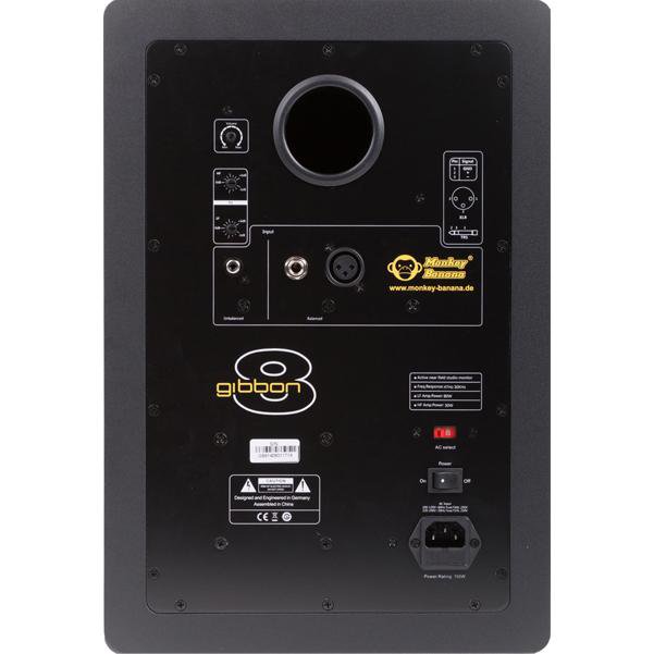 monkey banana monitor speakers monkey banana gibbon 8 active studio monitor speaker