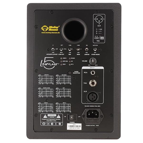 monkey banana monitor speakers monkey banana lemur 5 active studio monitor speaker