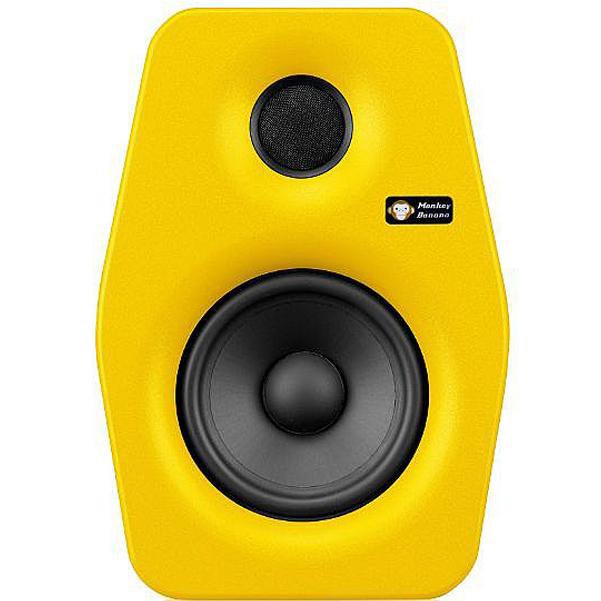 monkey banana monitor speakers yellow monkey banana turbo 5 active studio monitor speaker