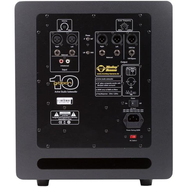 monkey banana subwoofers monkey banana gibbon 10 active subwoofer