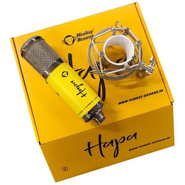 monkey banana usb microphones yellow monkey banana hapa condenser usb microphone