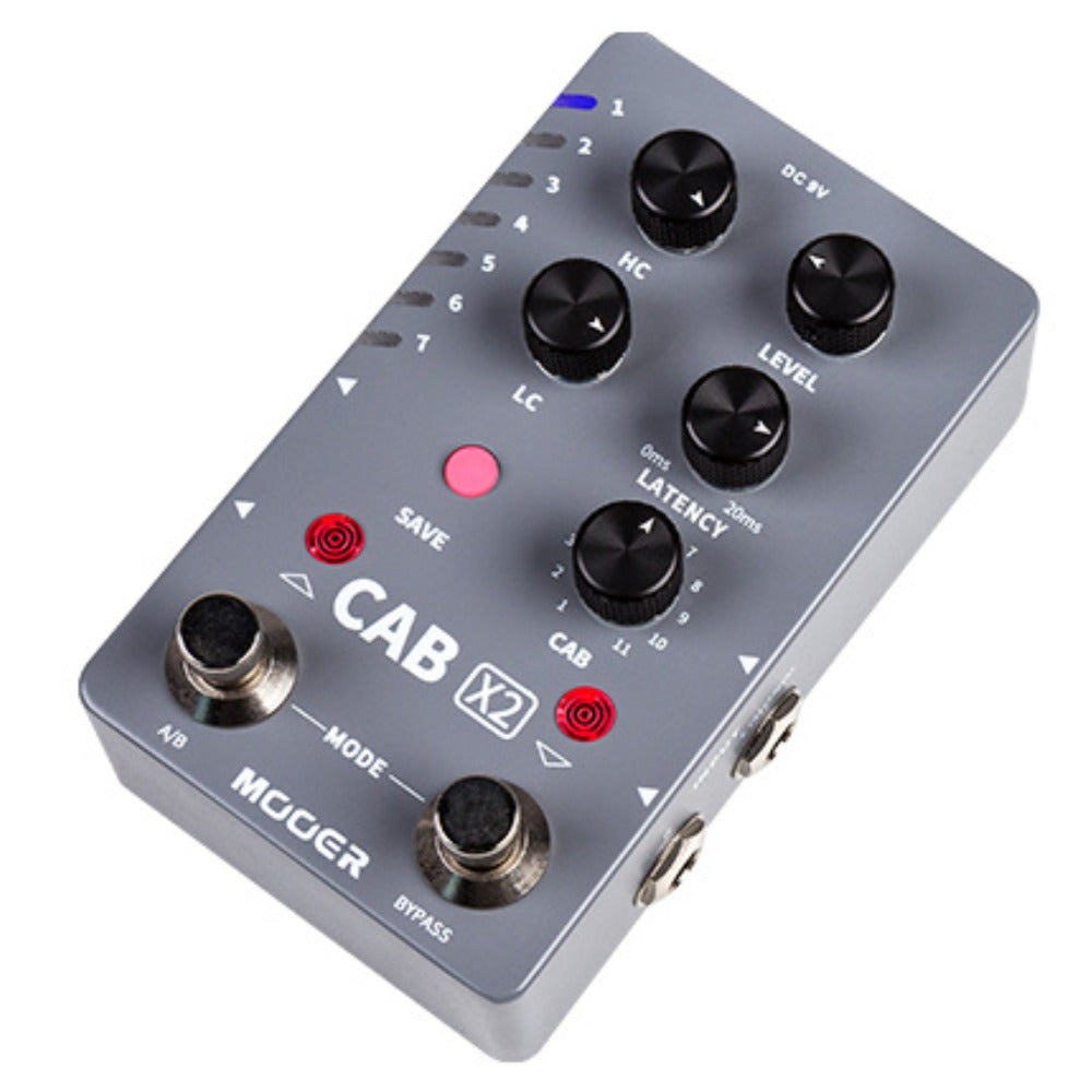 Mooer Amp Emulator Pedals Mooer CAB X2 Stereo Cabinet Simulation Effect Pedal