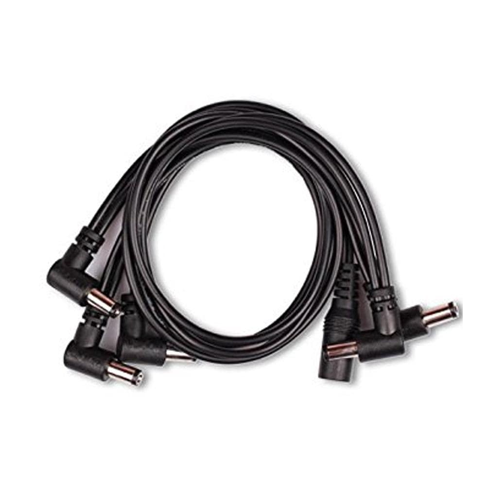 mooer cables and connectors mooer pdc5a 5-way right angled daisy chain power cable