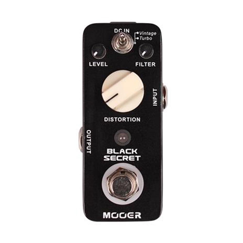 mooer effect pedals mooer black secret distortion effects pedal