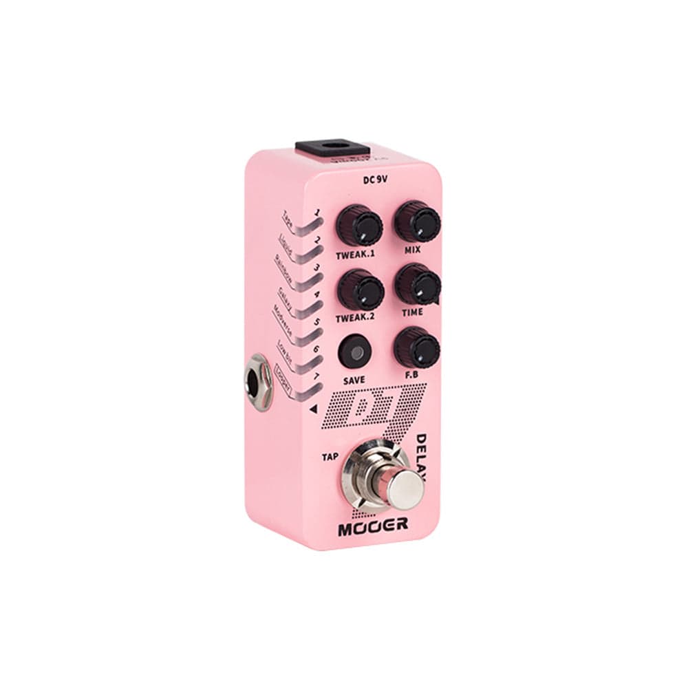 mooer effect pedals mooer d7 delay digital delay effect pedal