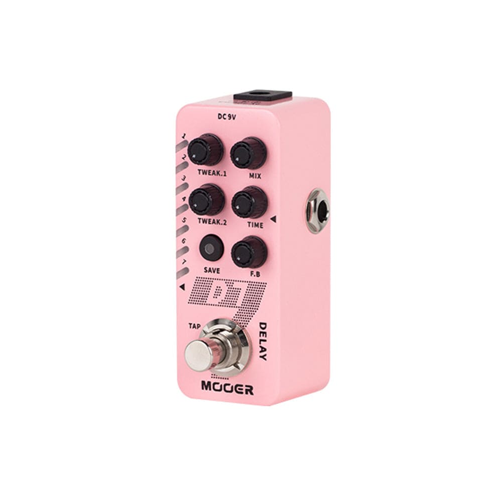 mooer effect pedals mooer d7 delay digital delay effect pedal