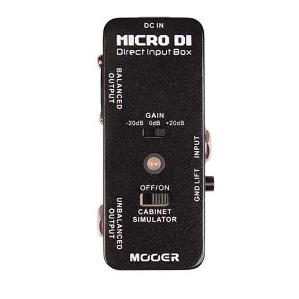 mooer effect pedals mooer micro di direct input effects pedal