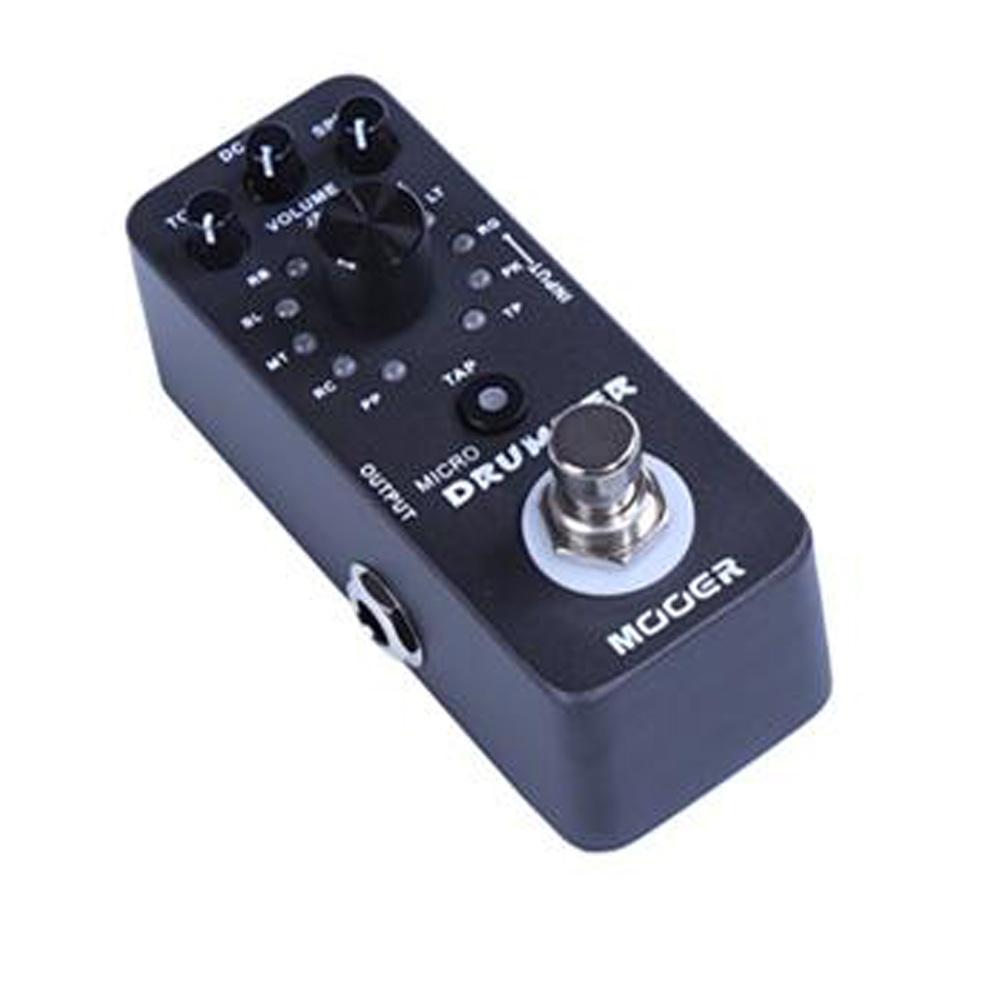 mooer effect pedals mooer micro drummer digital drum machine effects pedal