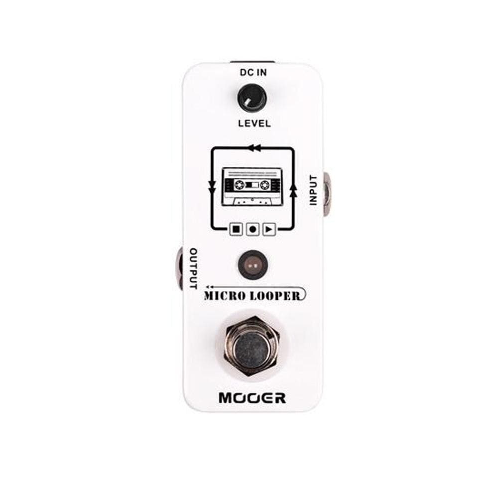mooer effect pedals mooer micro looper loop recording effects pedal