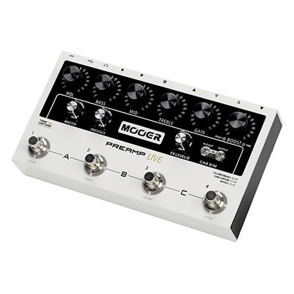 mooer effect pedals mooer preamp live digital multi effects pedal
