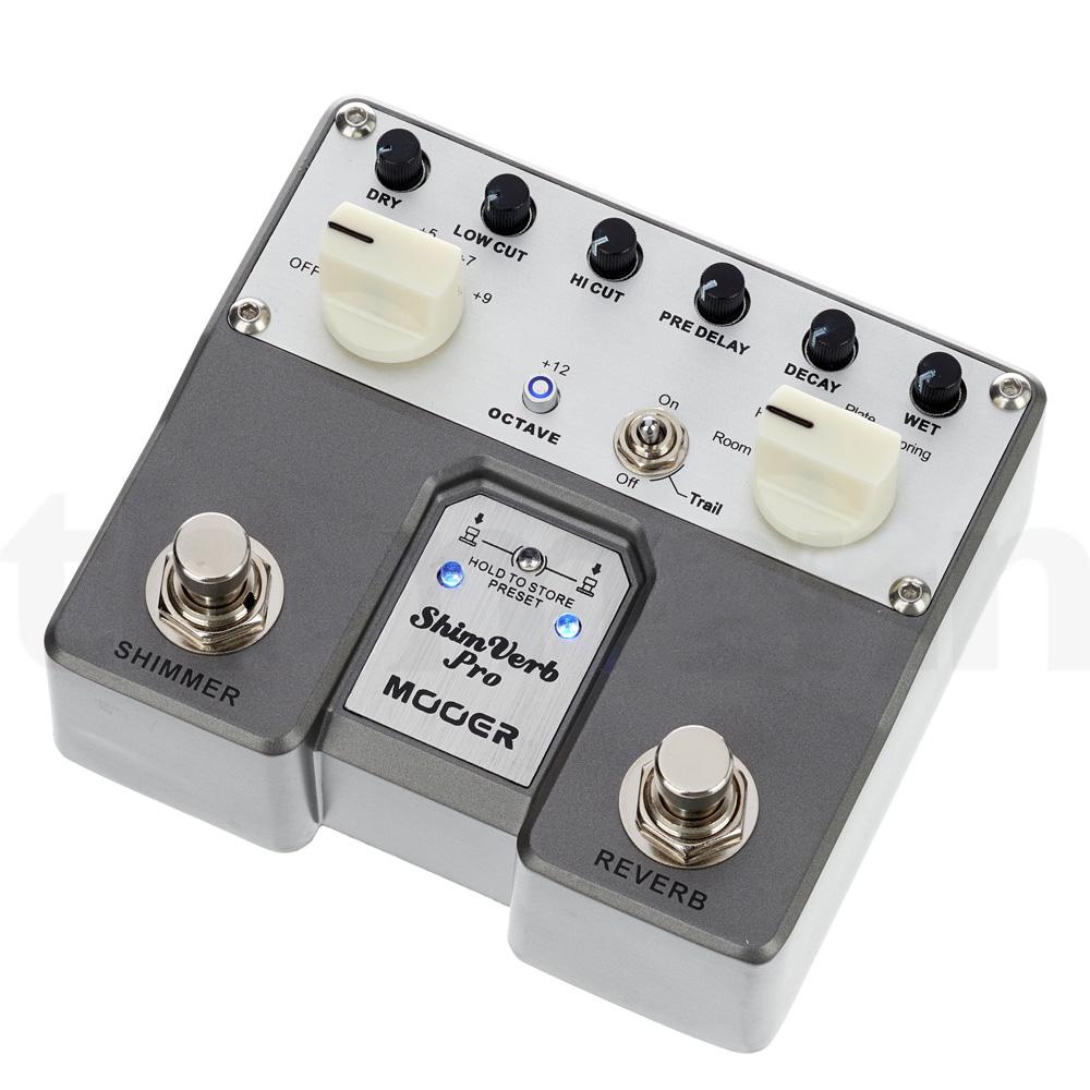 mooer effect pedals mooer shimverb pro reverb effects pedal