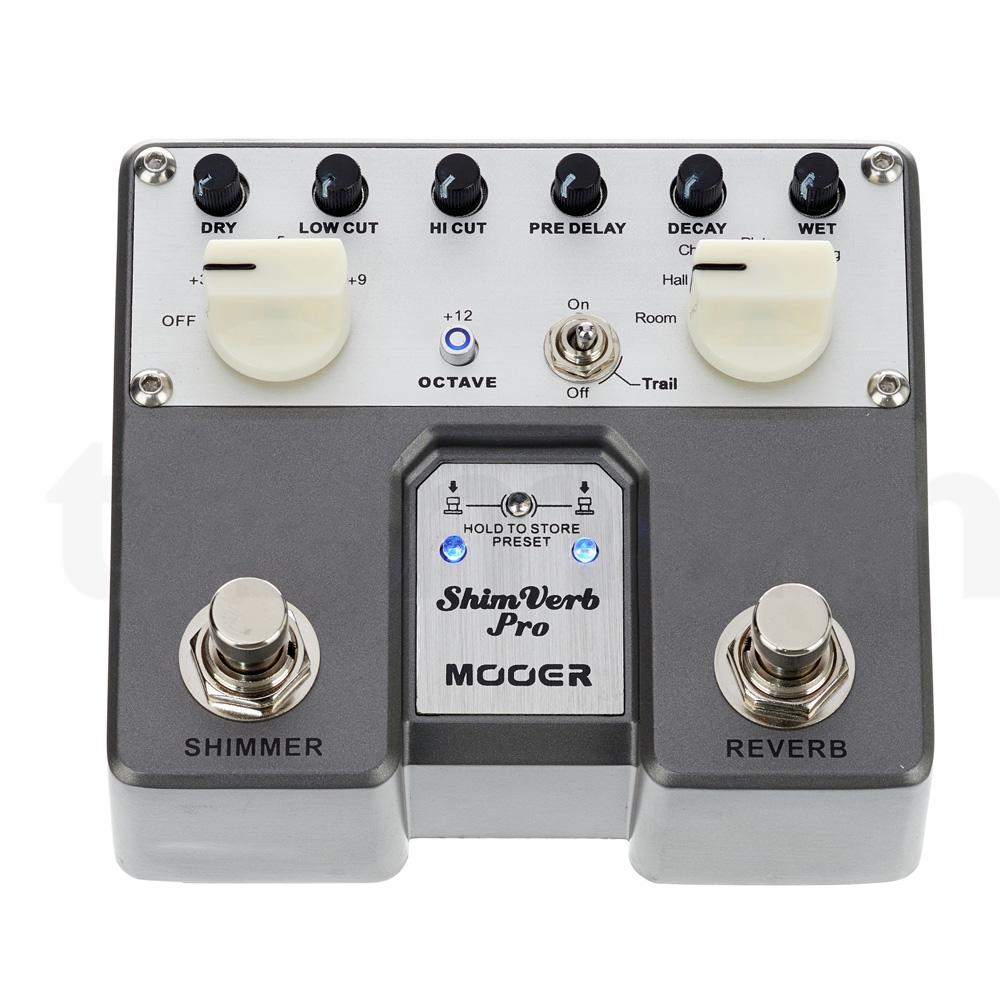 mooer effect pedals mooer shimverb pro reverb effects pedal