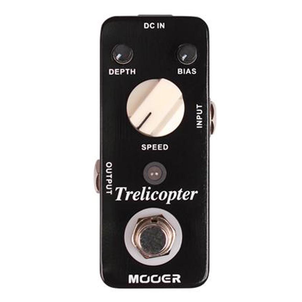 mooer effect pedals mooer trelicopter optical tremolo effects pedal