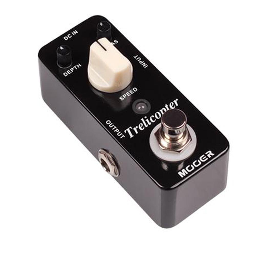 mooer effect pedals mooer trelicopter optical tremolo effects pedal