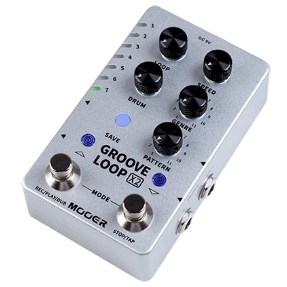 Mooer Looper Pedals Mooer Groove Loop X2 Stereo Looper & Drum Machine Pedal