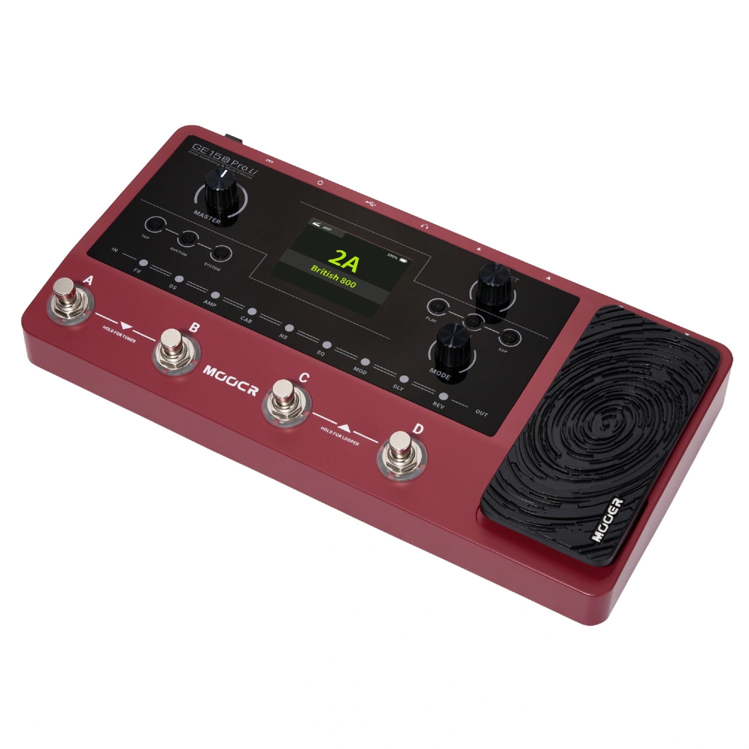 Mooer Multi Effects Pedals Mooer GE150 PRO Li Amp Modelling & Multi Effects Pedal
