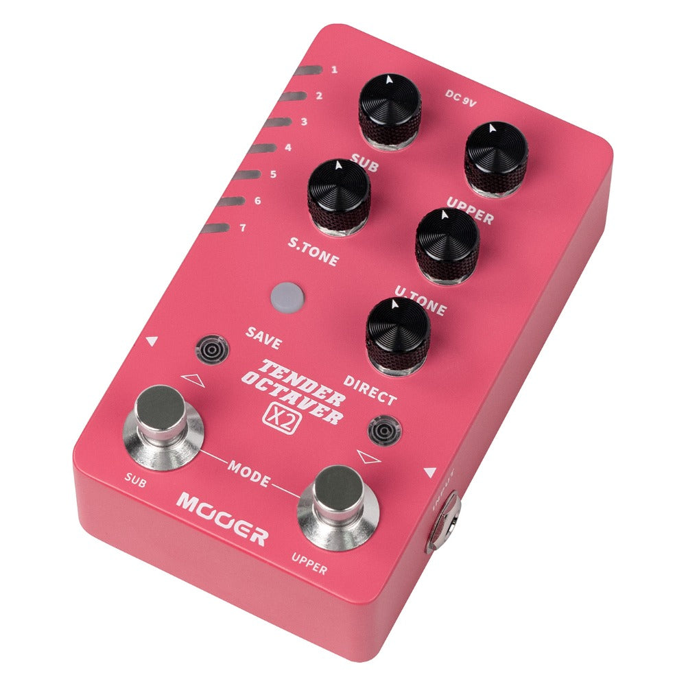 Mooer Octave Pedals Mooer Tender Octaver X2 Octave Effect Pedal