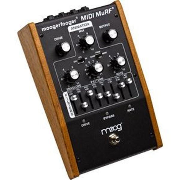 moog effect pedals moog mf-105m moogerfooger midi murf analog filter guitar effects pedal