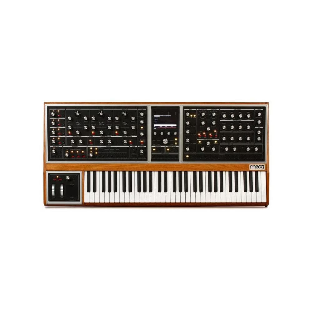moog synthesizers moog one 16-v analog synthesizer