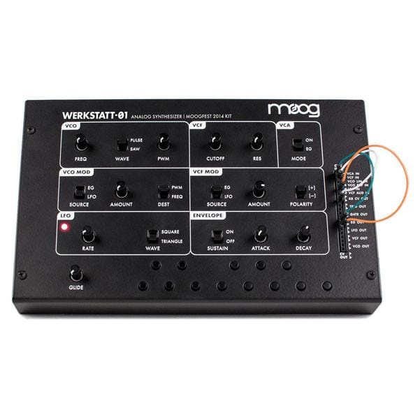 moog synthesizers moog werkstatt-01 analog synthesizer kit - black