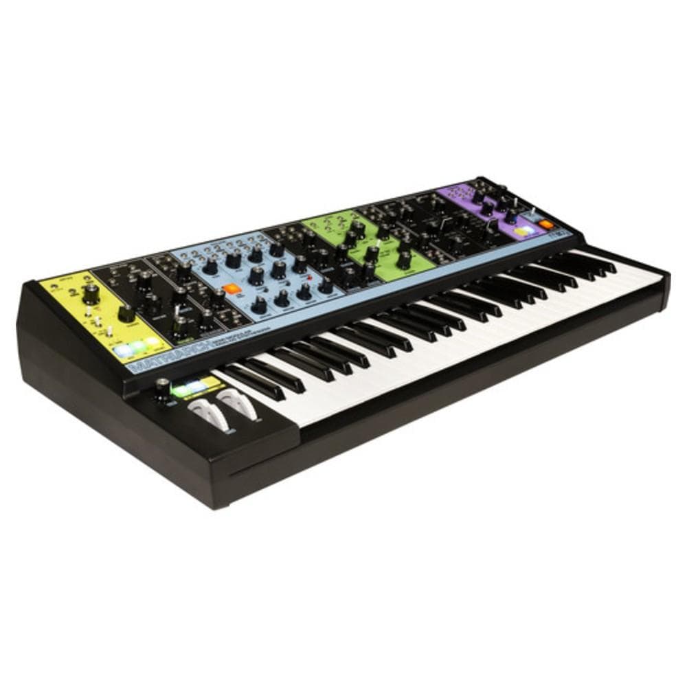 moog synthesizers original multi-colored moog matriarch 4 note paraphonic semi modular analog synthesizer