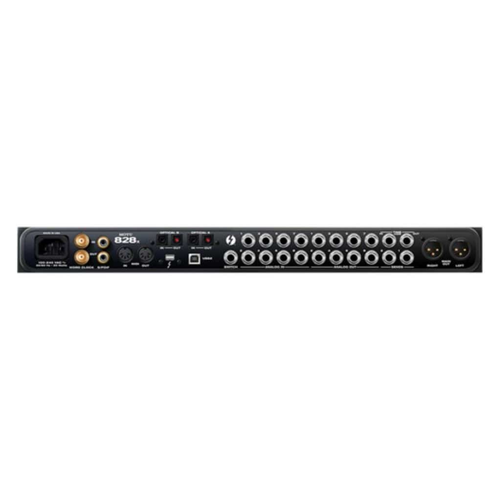 motu audio interfaces motu 828x thunderbolt audio interface
