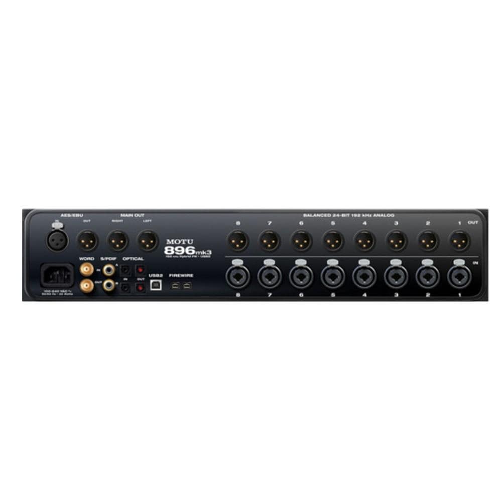 motu audio interfaces motu 896mk3 hybrid firewire/usb 2.0 audio interface