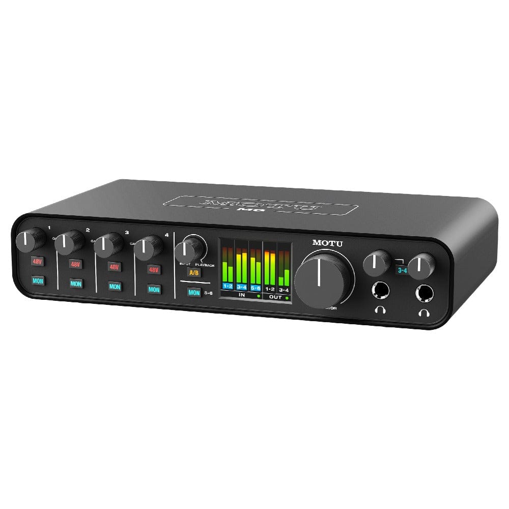 motu audio interfaces motu m6 6-in/4-out usb-c audio interface