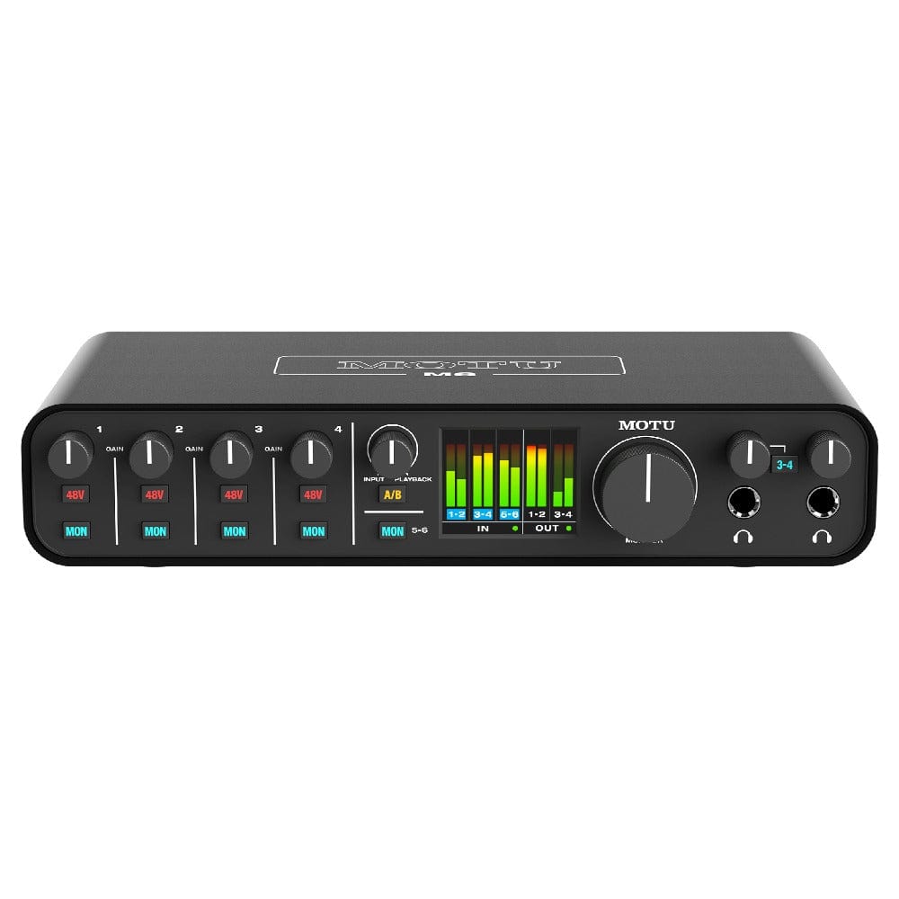 motu audio interfaces motu m6 6-in/4-out usb-c audio interface