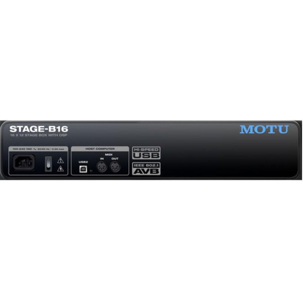 motu audio interfaces motu stage-b16 audio interface