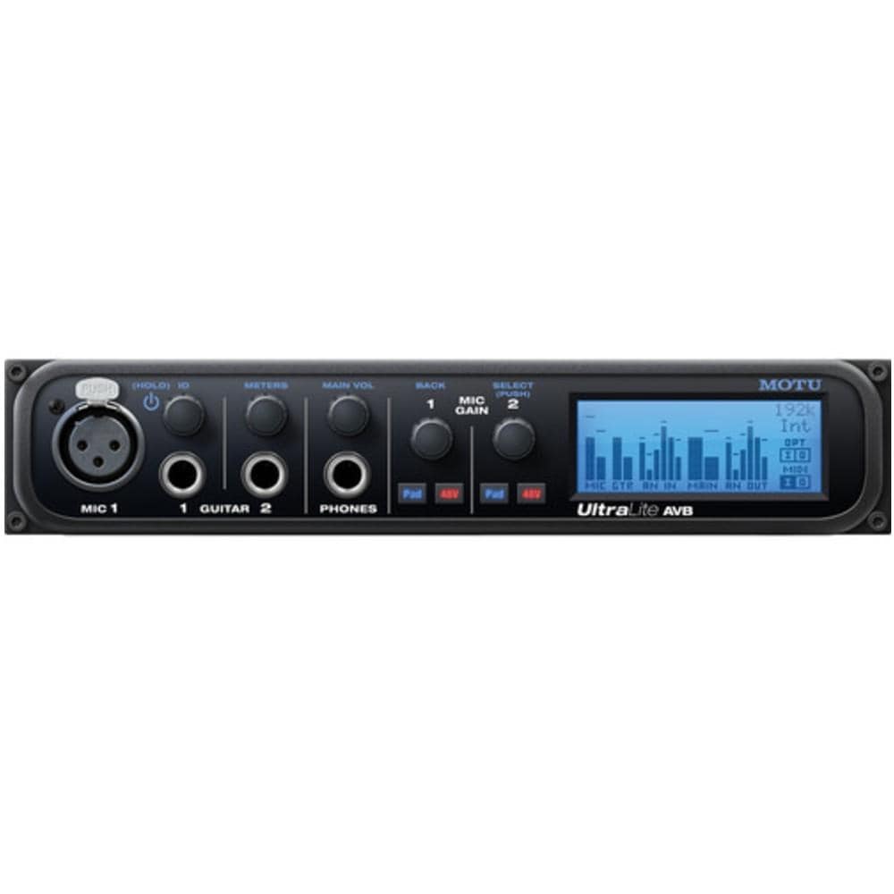 motu audio interfaces motu ultralite avb 18 x 18 usb-avb audio interface