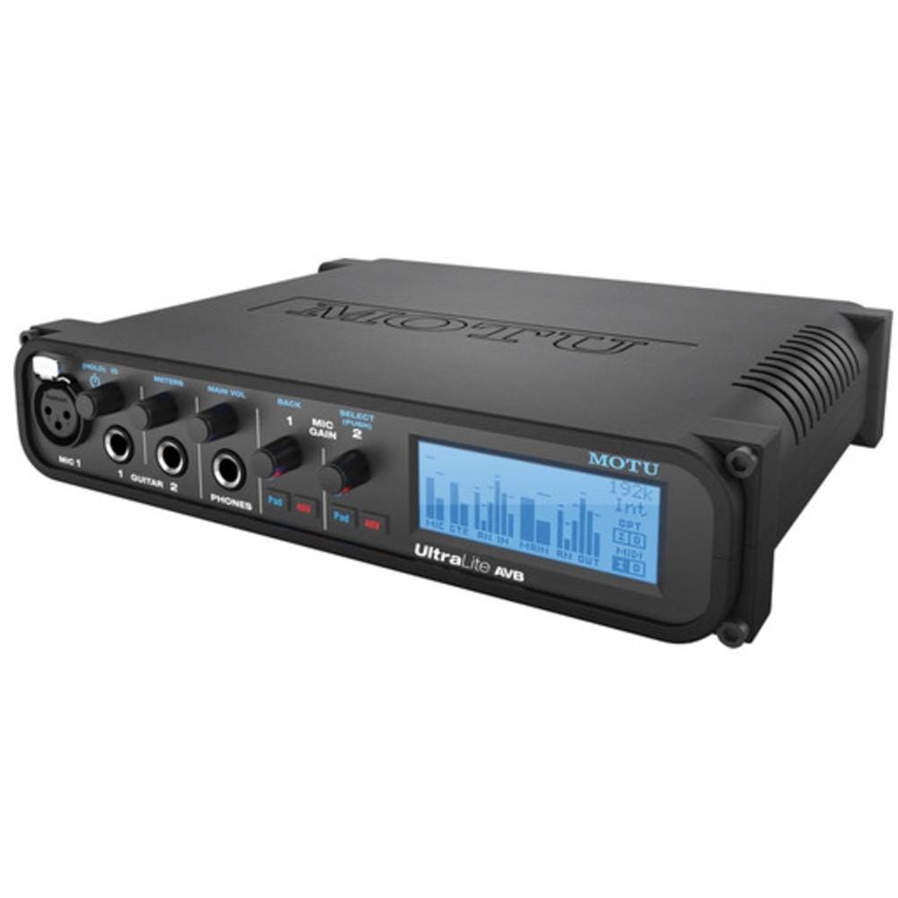 motu audio interfaces motu ultralite avb 18 x 18 usb-avb audio interface
