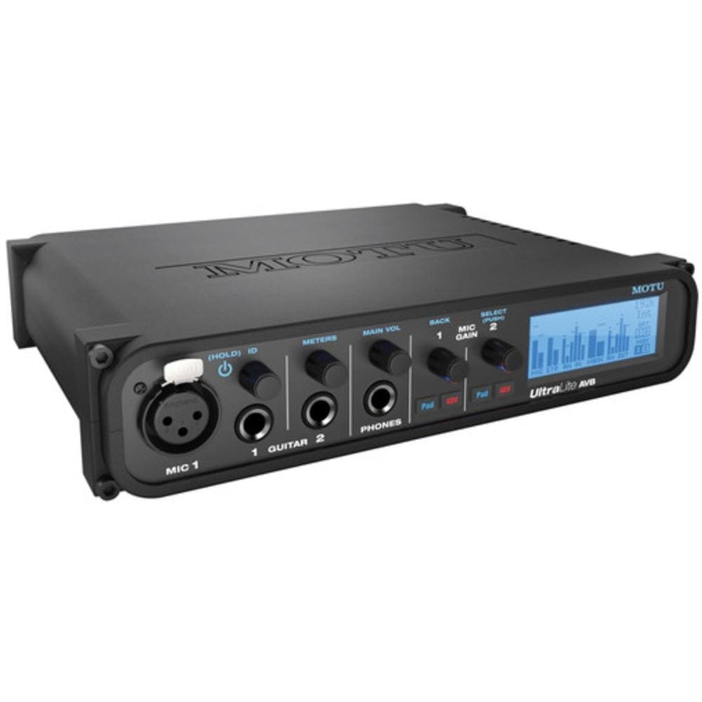 motu audio interfaces motu ultralite avb 18 x 18 usb-avb audio interface