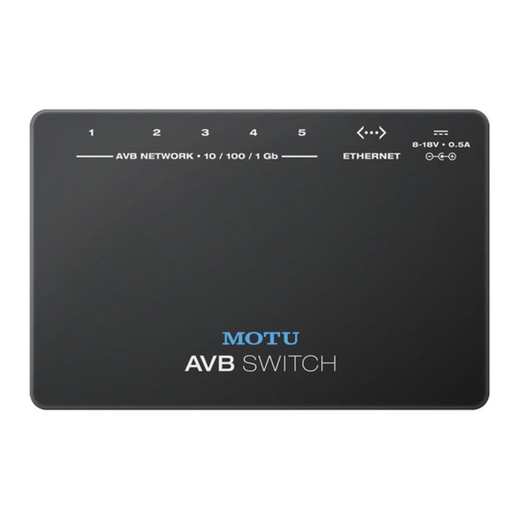 motu computer accessories motu avb switch five-port avb ethernet switch