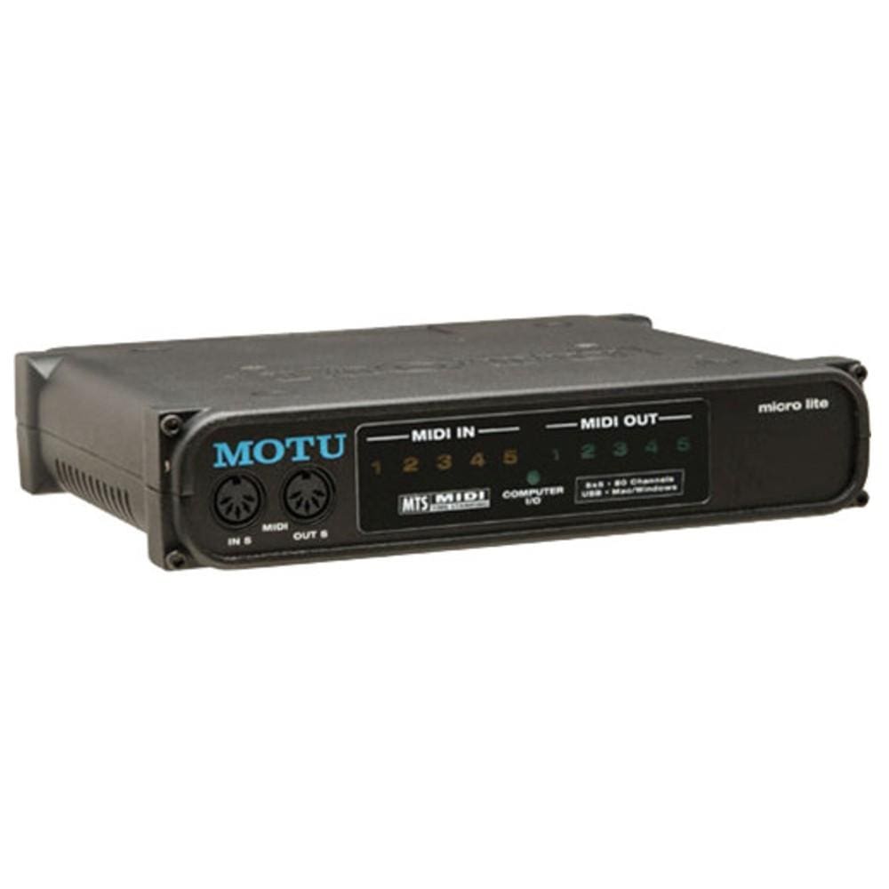 motu midi interfaces motu micro lite 5x5 expandable usb midi interface