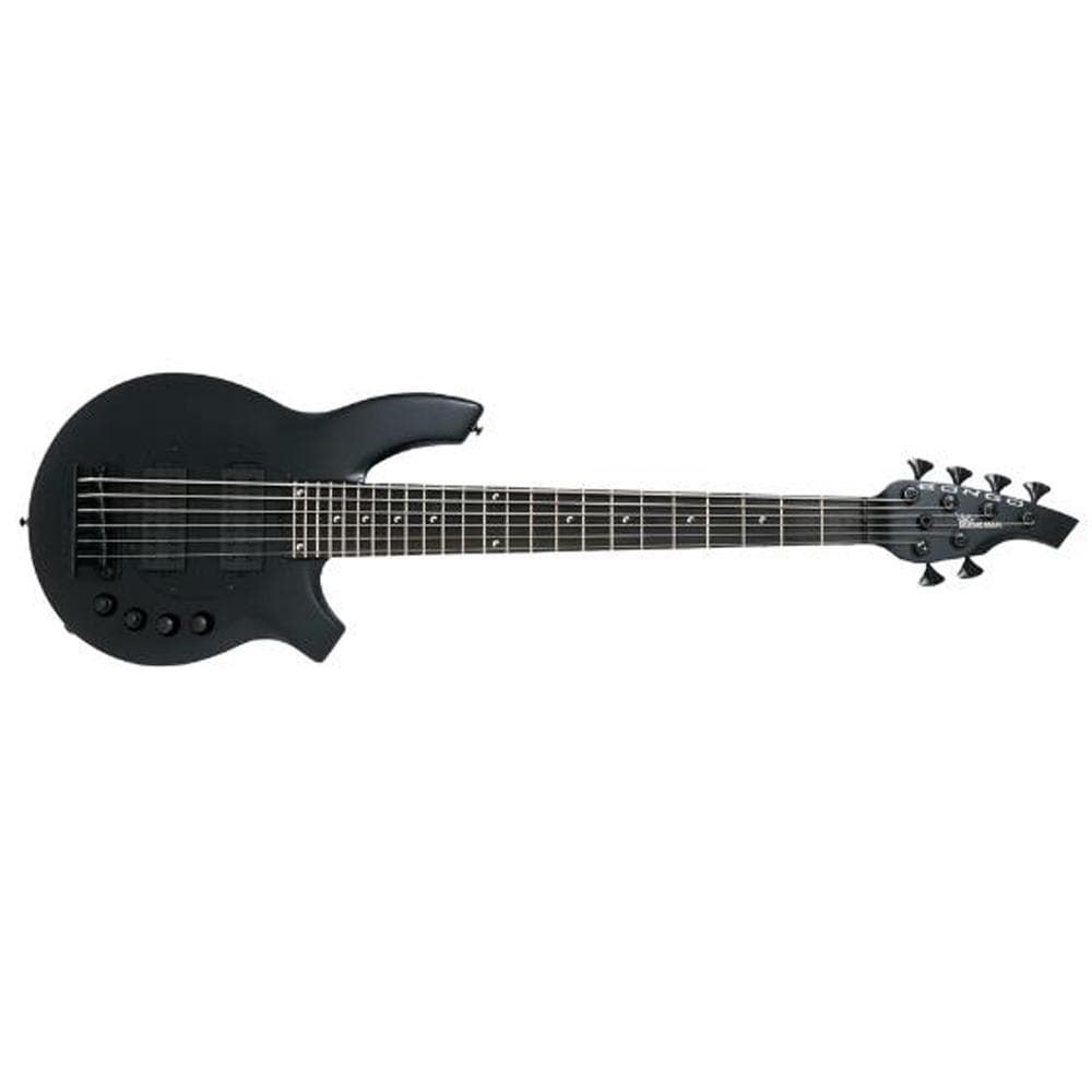 music man bass guitars music man bongo 6 hs 6-string electric bass guitar - stealth black
