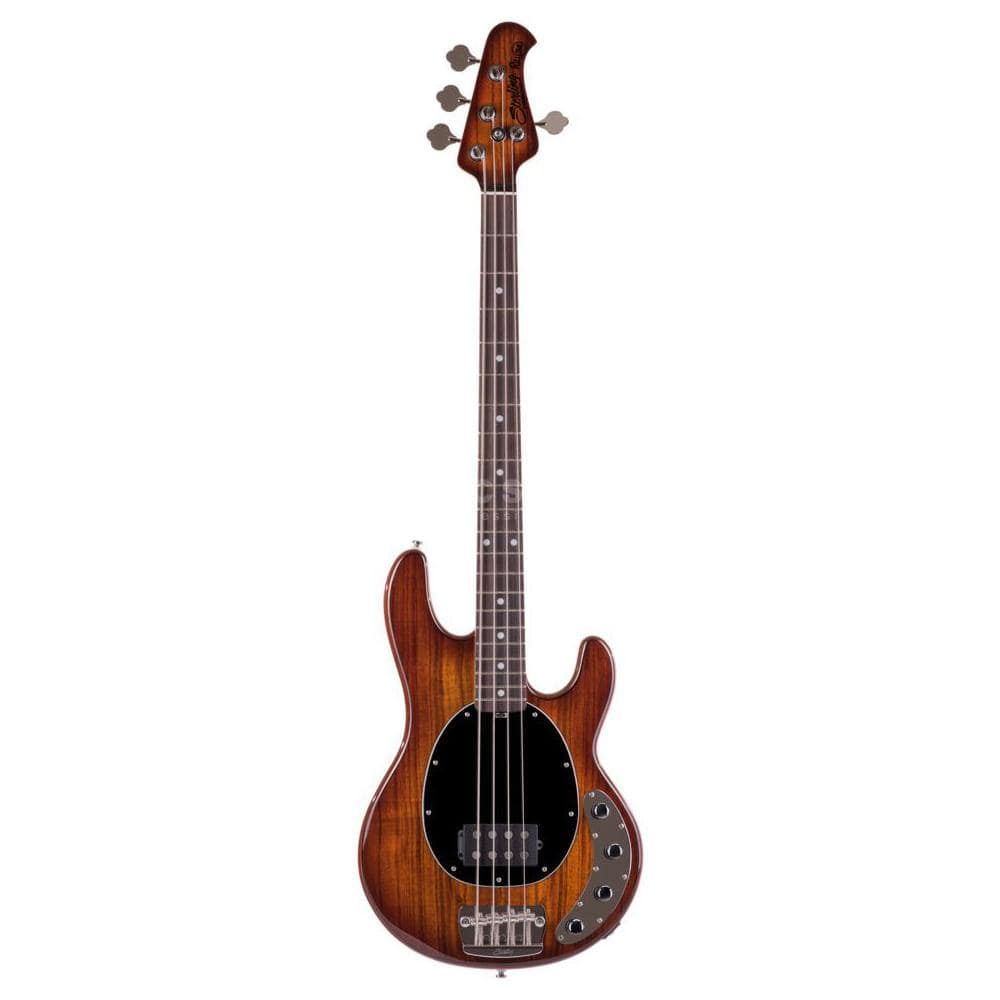 music man bass guitars sterling by music man ray34 koa 4 string electric bass guitar