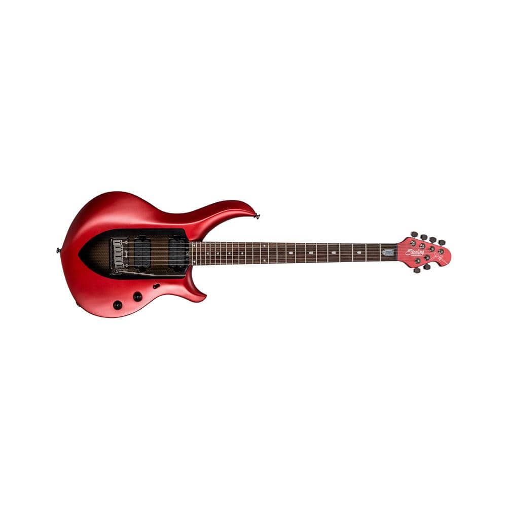 music man electric guitars ice crimson red sterling by music man maj-100 john petrucci signature electric guitar #color_ice-crimson-red
