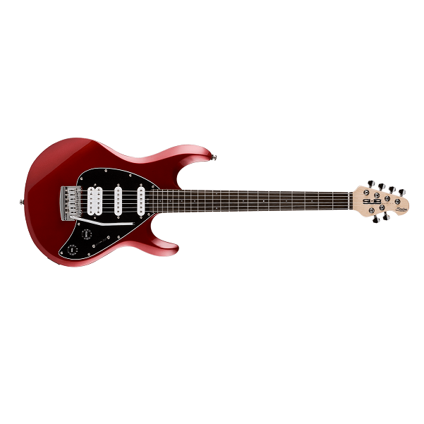 music man electric guitars metallic red sterling by music man sub silo3 electric guitar