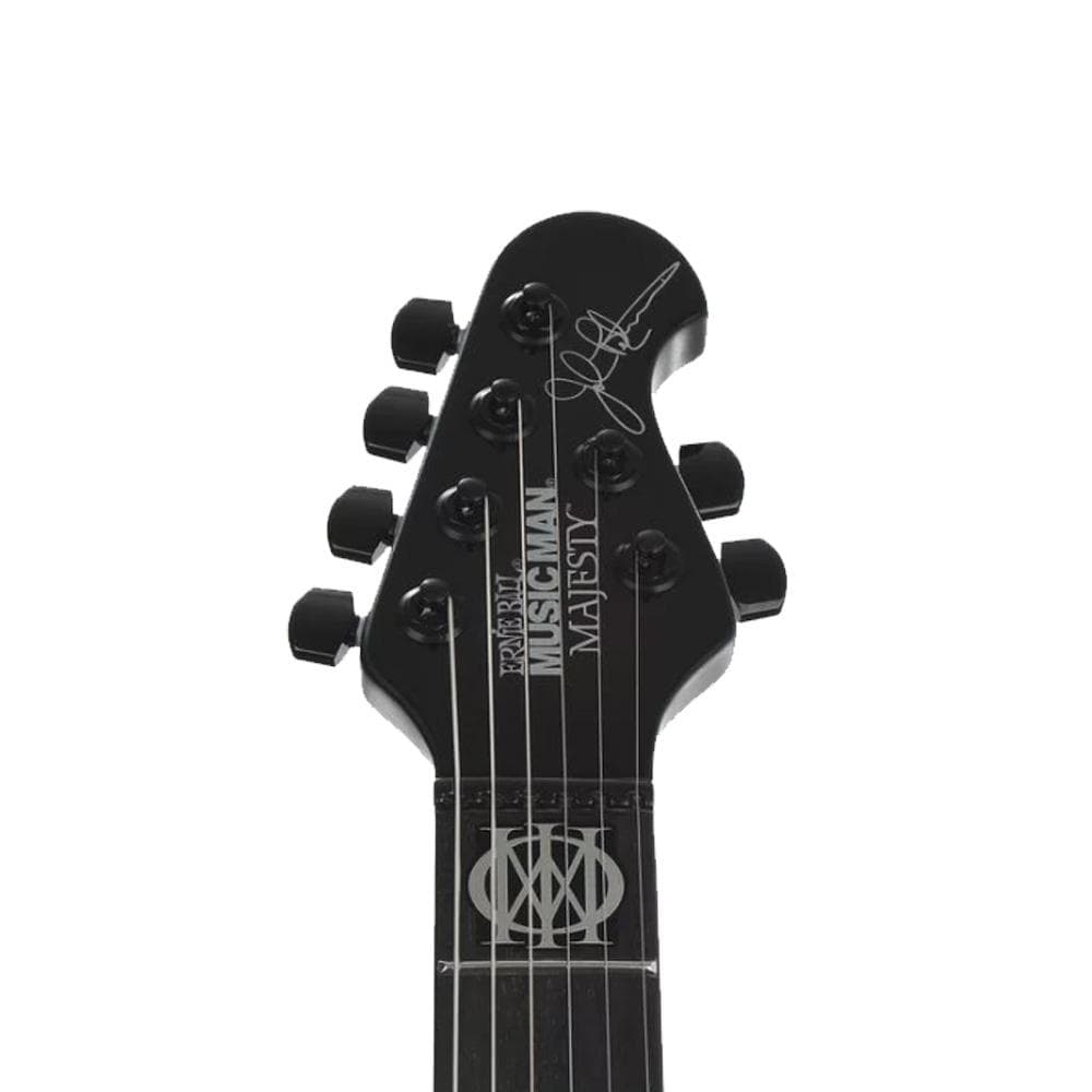 music man electric guitars music man 610-a6-50-00-cs majesty series 6-string electric guitar - black knight