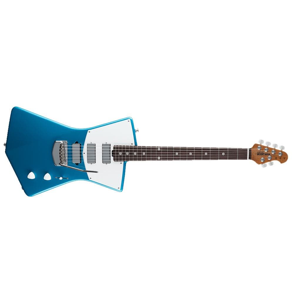 music man electric guitars music man 850-vb-02 st.vincent blue 6-string electric guitar - vincent blue