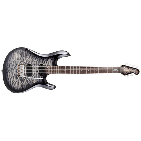 music man electric guitars translucent black sterling by music man jp100d john petrucci w/ dimarzio electric guitar