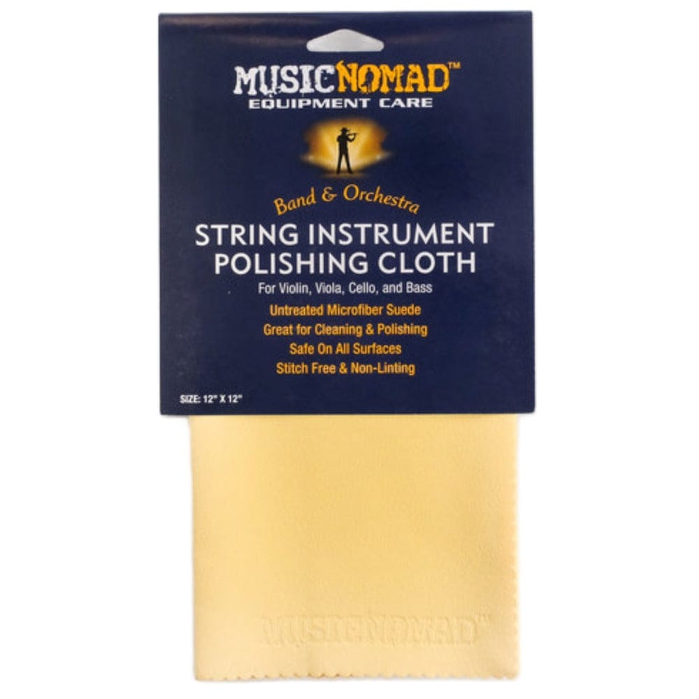 music nomad cleaners and conditioners music nomad mn731 string instrument microfiber polishing cloth