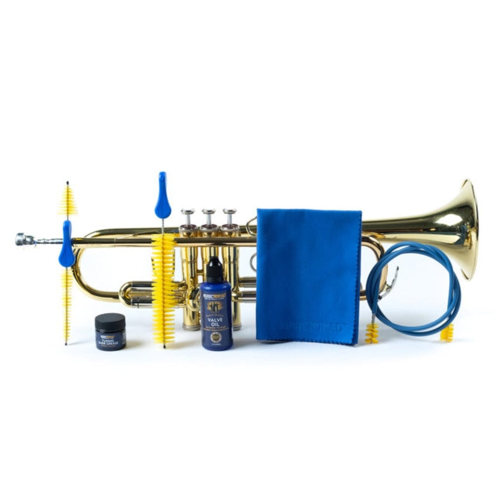 music nomad cleaners and conditioners music nomad mn770 premium trumpet care kit - 6 piece