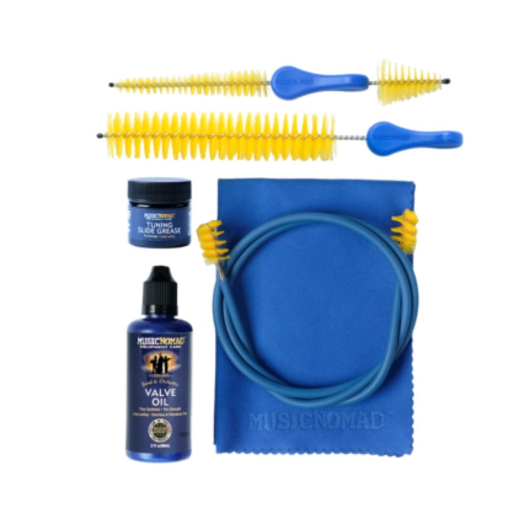 music nomad cleaners and conditioners music nomad mn770 premium trumpet care kit - 6 piece