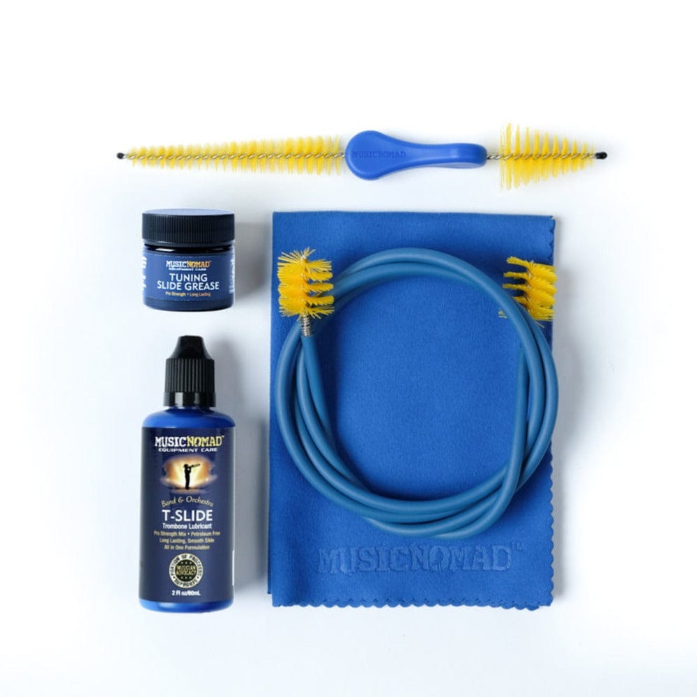 music nomad cleaners and conditioners music nomad mn771 premium trombone care kit - 5 piece