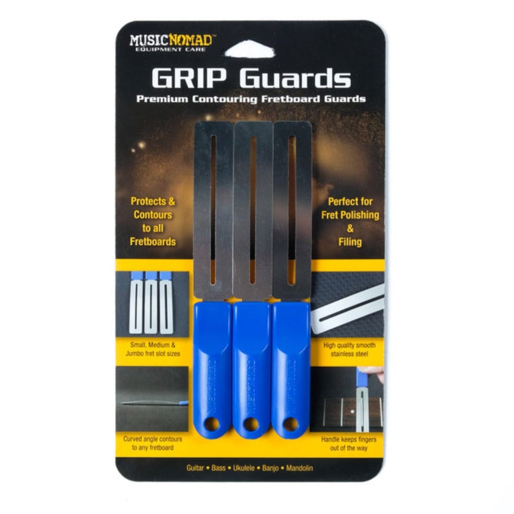 music nomad guitar accessories blue music nomad mn225 grip 3 pro fretboard guards