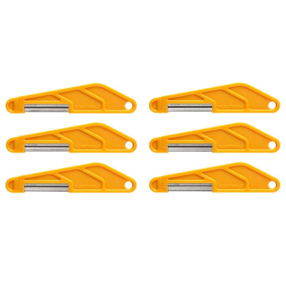 music nomad guitar accessories light/medium strings 6 piece music nomad diamond coated nut file #size_light-medium-strings-6-piece