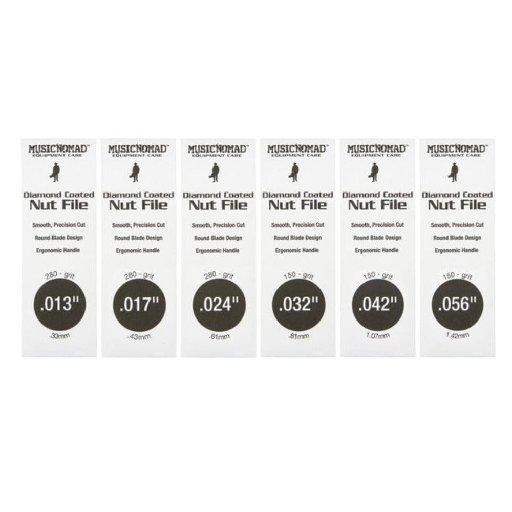 music nomad guitar accessories music nomad diamond coated nut file #size_light-medium-strings-6-piece